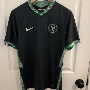Nike Nigeria Dark Green Soccer Jersey by Nike